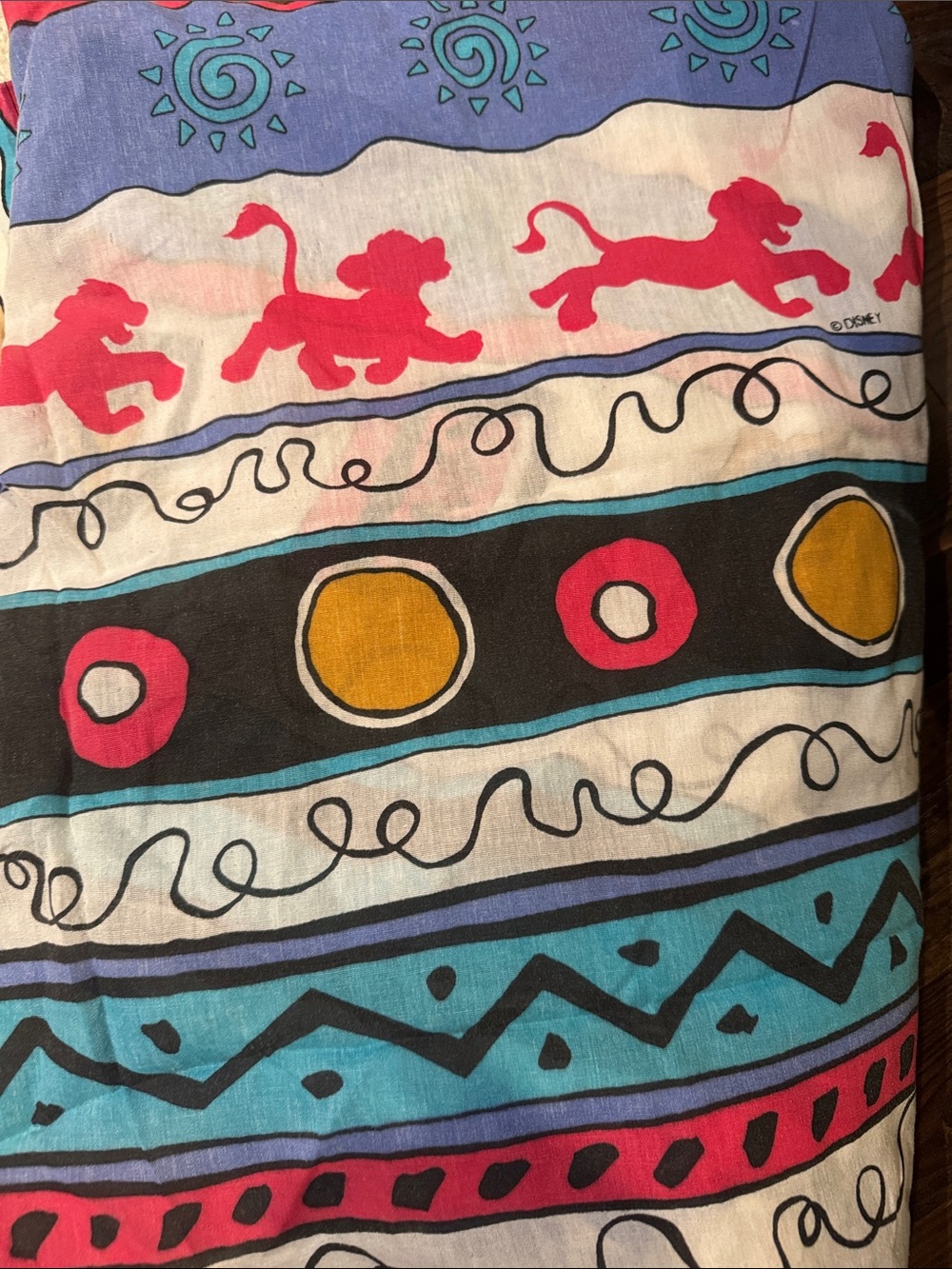 VINTAGE Lion King twin Sheets and Pillowcase - Picture 3 of 6